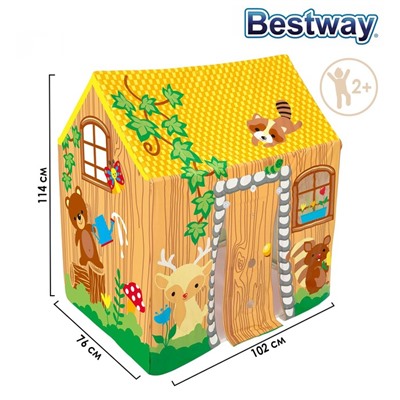 Игровой домик-палатка Bestway, 102×76×114 см, от 2-6 лет, 52007