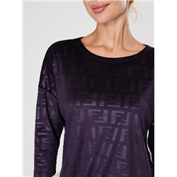 Вениса-Жаккард - костюм сливовый