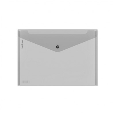 Папка с кнопкой  А4 160мкм 50289 Glossy Classic полупрозрачная ассорти ErichKrause
