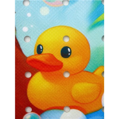 Коврик для ванной противоскользящий, на присосках «Капибара», детский, 40×70 см