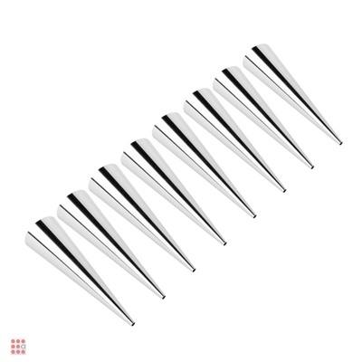 SATOSHI Набор форм для выпечки "конус" 8шт, 12х3,5см, нерж.сталь