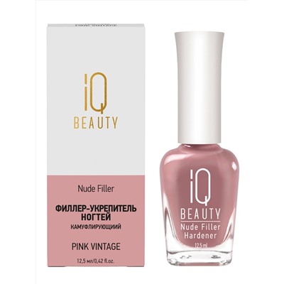 IQ Beauty Филлер-укрепитель с камуфлирующим эффектом / Nude Filler 01 Pink Vintage, глянцевый финиш, 12,5 мл