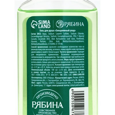 Новогодний подарочный набор косметики: гель для душа 100 мл и бомбочка для ванны 100 г, аромат яблочный пунш, URAL LAB