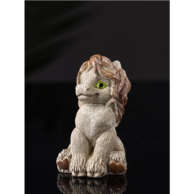 Фигурка гипс «Жеребёнок», 8×5×6 см, бежевый