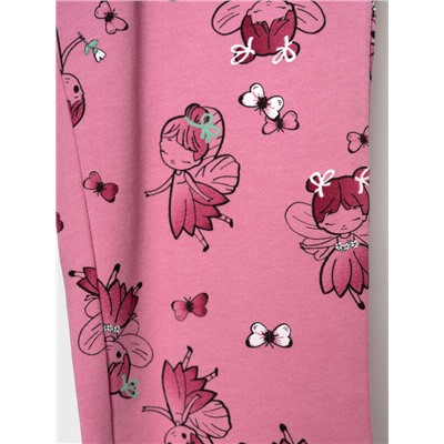 Комплект детский трикотажный для девочек: джемпер (футболка), брюки