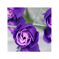 Мыльные розы, трёхцветные, набор 6 шт.