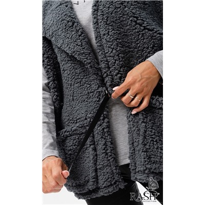 Жилет "Тедди" графит