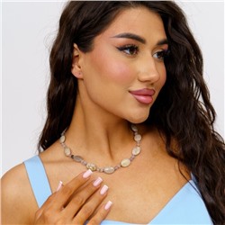 Бусы из натуральных камней Агат бежевый, 10175, арт.218.055