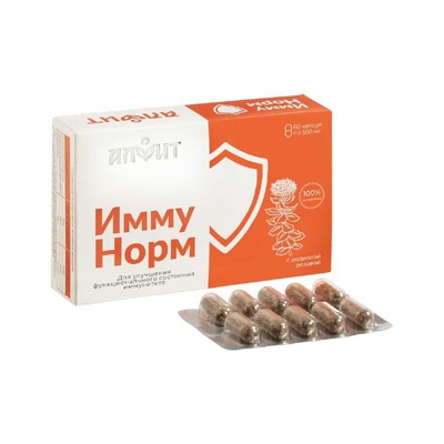 Иммунорм фитосбор в капсулах Алфит 60 капс по 550 мг.