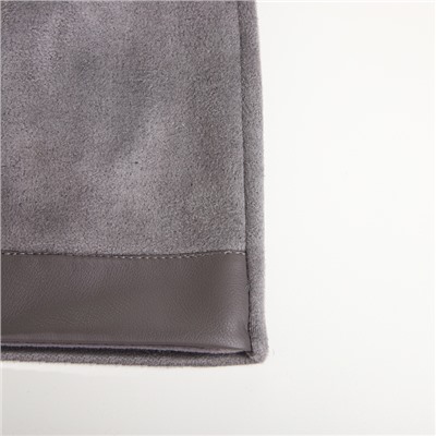 Перчатки женские, безразмерные, сенсорные, без утеплителя, серые