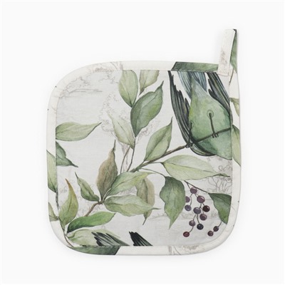 Прихватка Этель «Готовь с душой» 19×19 см,100% хлопок, ватин, 250 г/м²