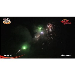 Римские свечи (связка) РС5830 Гатлинг (0,3" х 660) (можно держать в руках)