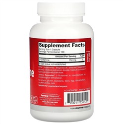 Jarrow Formulas, L-глютамин, 750 мг, 120 вегетарианских капсул
