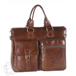 Портфель мужской кожаный 0065Z brown Zinimsk