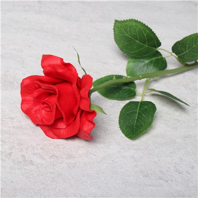 Цветок искусственный Роза 45 см розовая / J105-1 /уп 80/480/ латекс