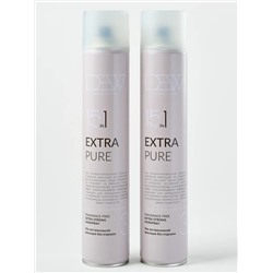 DEW Professional Лак для волос экстрасильной фиксации без отдушки / Extra Pure, 500 мл