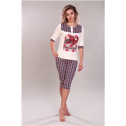 Костюм с бриджами с бриджами и футболкой 81 НАТАЛИ, 1136616