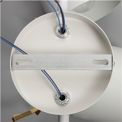 Бра «Сохата», 3хЕ27, 40 Вт, 60×15×22 см, белый с золотом