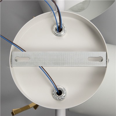 Бра «Сохата», 3хЕ27, 40 Вт, 60×15×22 см, белый с золотом