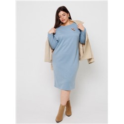 Платье женское П-198 (Голубой)