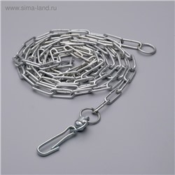 Цепь привязочная с длинным звеном, 26×3 мм, длина 3 м