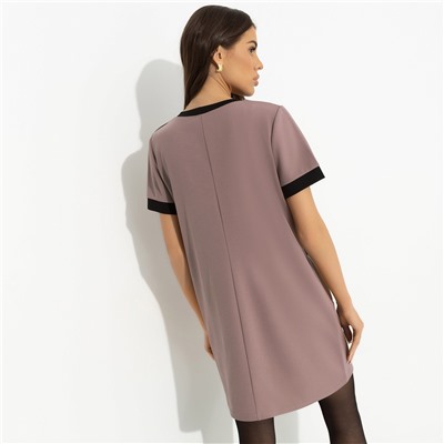 Платье из эластичной ткани, За день до отпуска (beige)