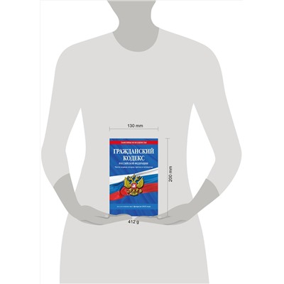 Эксмо "Гражданский кодекс РФ. Части первая, вторая, третья и четвертая по сост. на 01.02.25 / ГК РФ"