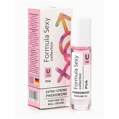 Парфюмерное масло женское с феромонами Formula Sexy Collection Pink U110, 8 мл (по мотивам Pink Molecule 090 09 (Zarkoperfume)