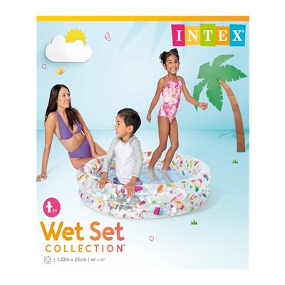 Бассейн надувной INTEX «Фрукты», 122×25 см, от 2 лет, 59421NP