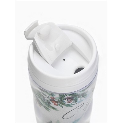 Подарочный набор новогодний, ежедневник А5, 80 листов, термостакан 350 мл «Чудо случится»