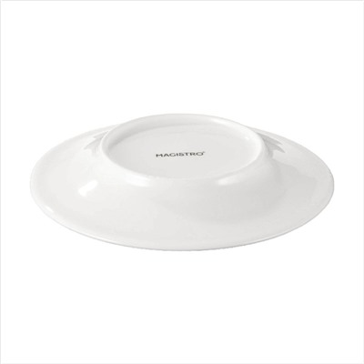 Пирожковая тарелка Magistro Crotone, d=15.6 см, фарфор, белая