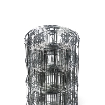 Сетка оцинкованная сварная 1 х 10 м, ячейка 50 х 50 мм, d=0,7 мм, металл Greengo