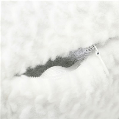 Подушка декоративная «Этель. Квадрат», 40×40 см, белая