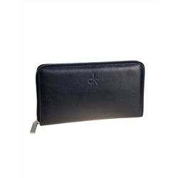 Клатч мужской из натуральной кожи, цвет черный