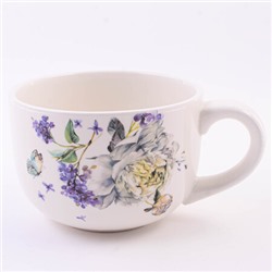 60209 Кружка 550мл Букет фантазий доломит LR (х36)