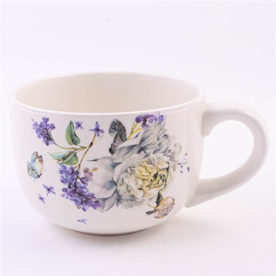 60209 Кружка 550мл Букет фантазий доломит LR (х36)