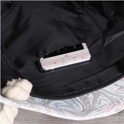 Сумка пляжная на молнии 45х32х14 см / BB25 /уп 1/