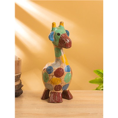Сувенир «Жирафик», 12×12×30 см, дерево, разноцветный