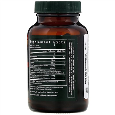 Gaia Herbs, Turmeric Supreme, Pain, 120 Vegan Liquid Phyto-Caps