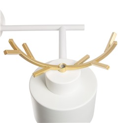 Бра «Сохата», 3хЕ27, 40 Вт, 60×15×22 см, белый с золотом