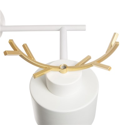 Бра «Сохата», 3хЕ27, 40 Вт, 60×15×22 см, белый с золотом