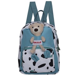 Молодежный рюкзак MERLIN D8102 бело-бирюзовый