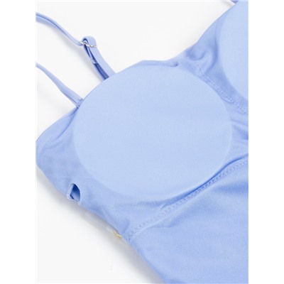 Купальник женский слитный Basic MINAKU цвет синий, размер 44