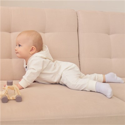 Комбинезон детский MINAKU, рост 86-92 см, экрю