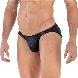Черные трусы-слипы со звездочками Illusion Brief Bikini