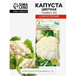 Семена Капуста цветная «Сноуболл 123» 0.3 г, «Агросс»