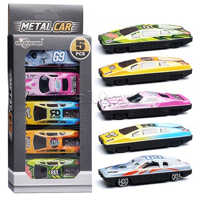 Набор машин "Стальной Спидвей" металл, в коробке