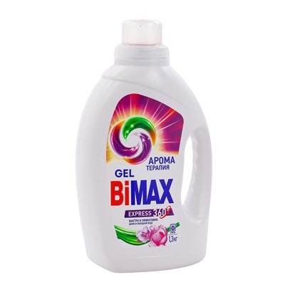 Жидкое средство для стирки BiMax «Арома Терапия», гель, универсальное, 1.3 л