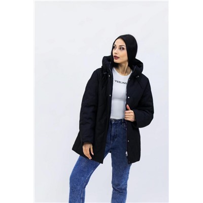 Зимняя женская куртка еврозима-весна-осень 2889 (Черный)