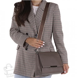 Сумка женская кожаная 6051VG gray Vitelli Grassi